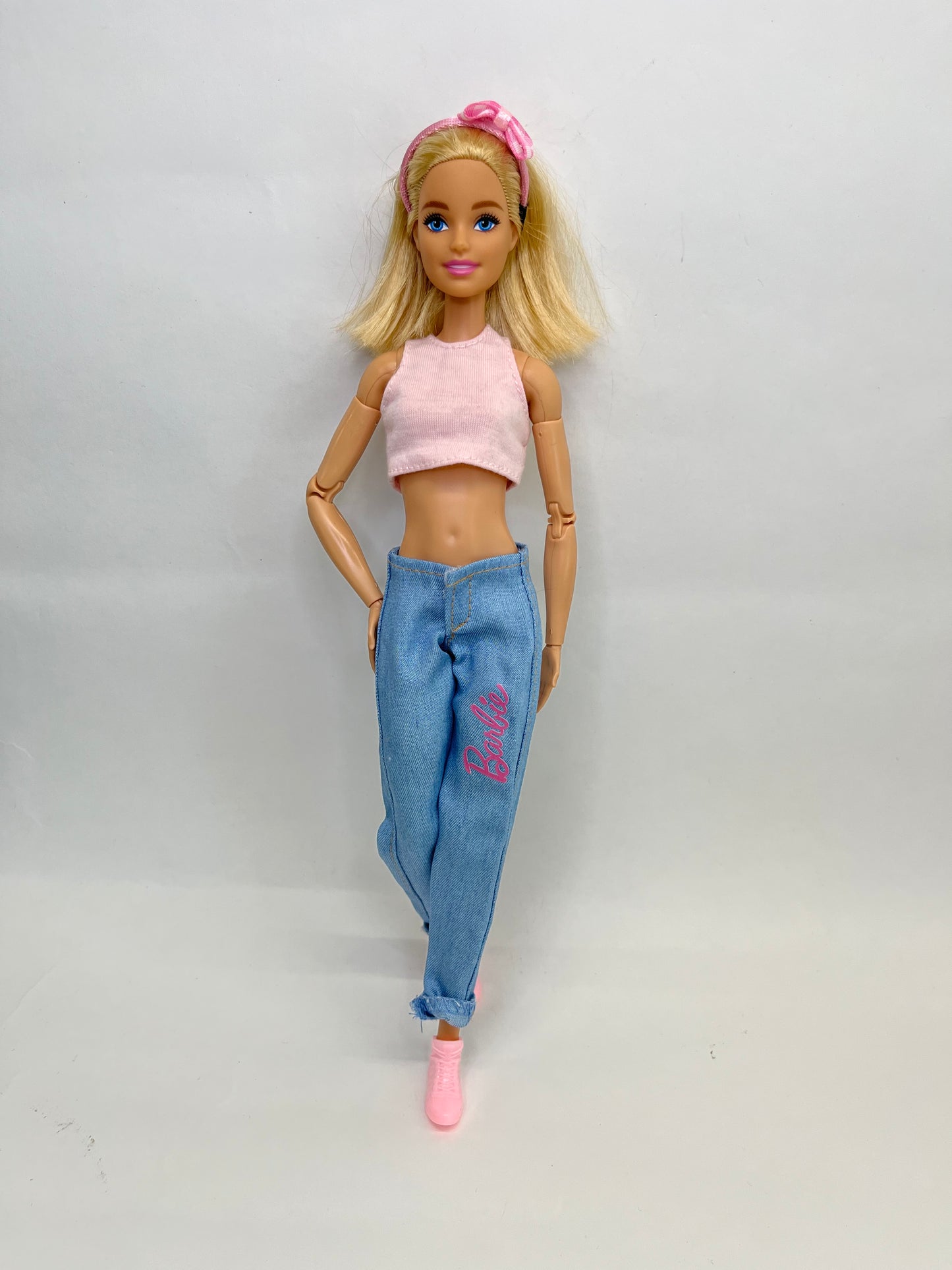 Barbie jeans дънки за кулки Барби, панталон за Barbie, дрехи за кукли Барби